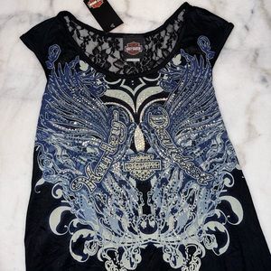 Harley Davidson Bling Top